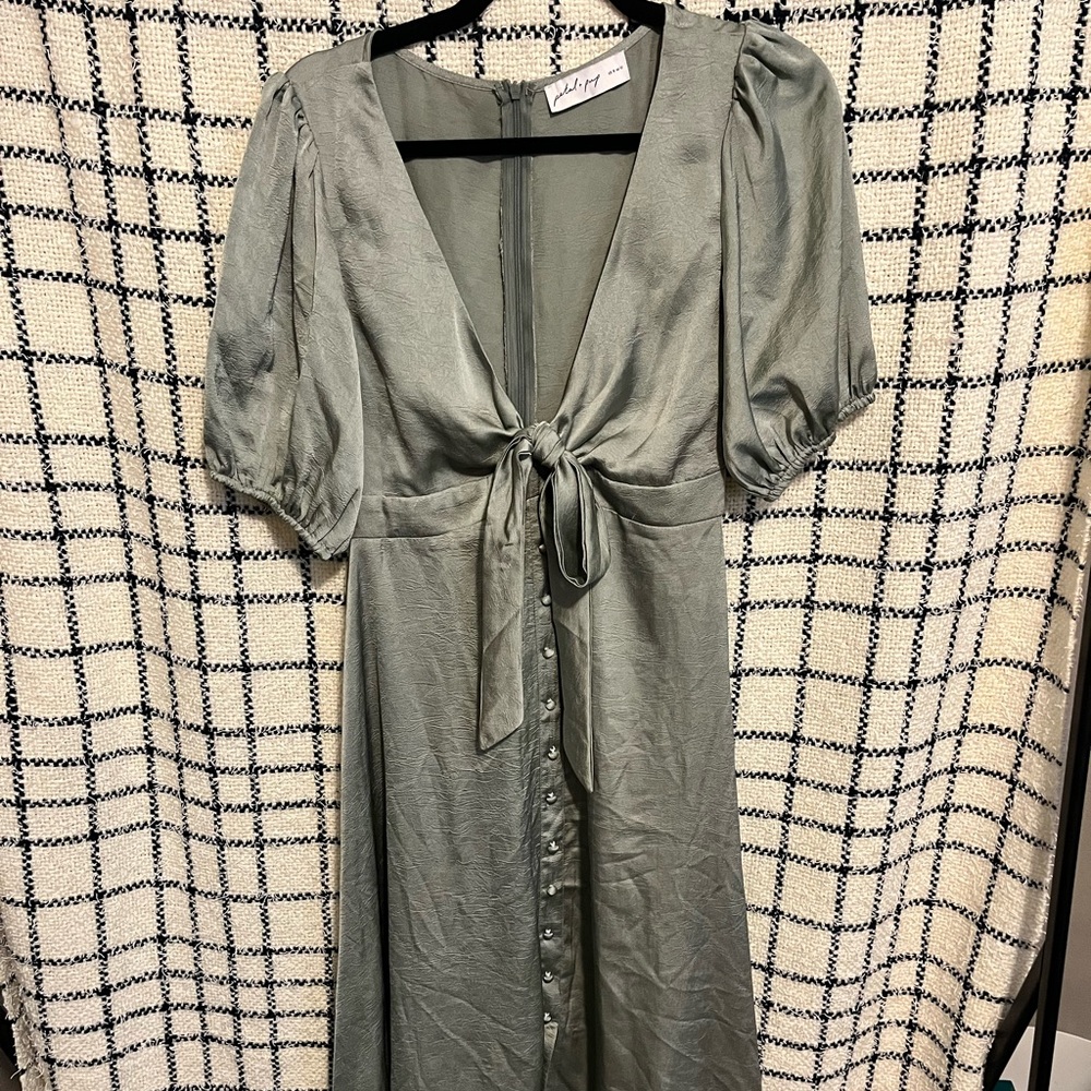 Petal & Pup Sage Green Dress